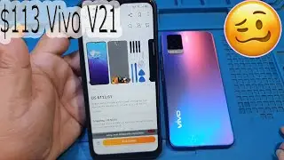 Destroyed Phone vivo V21 5G, AMOLED Display + Touch Screen Digitizer Assembly $113