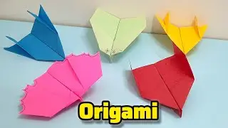 Easy Origami Paper Airplane & Rocket Tutorial | How to Make a Paper Plane That Flies Far and Fast
