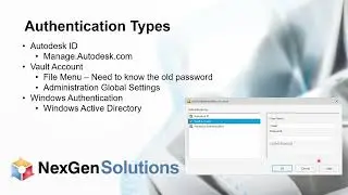 How to change your password in Autodesk Vault