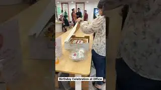 Birthday Celebration at Office #birthday #corporatelife #wework #officelife