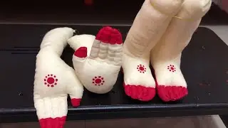 arms and legs making for varamahalakshmi idol/varalakshmi idol/వరలక్ష్మి అమ్మవారి కోసం పాదం,హస్తం