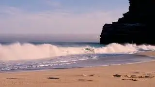 Soothing ocean waves for deep sleep, relaxation, study, Ocean waves crashing on a beach - 4K UHD