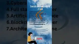 Top 10 High paying jobs in the IT industry 🤩