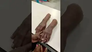 Hyperealatistic Silicone Hand 🎨 Nail Art 🎭 #hyperrealistic #siliconehand #siliconesculpture #viral
