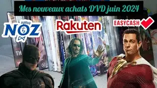 Mes nouveaux achats DVD juin 2024