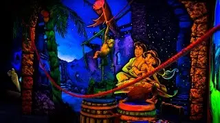 ChromaDepth 3D hand painted mural,airbrush,fluorescent paints and blacklight art- UV
