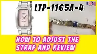 Casio LTP-1165A-4CDF Как отрегулировать РЕМЕШОК и ОБЗОР