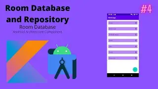 #4 Notes Taking App using Room Database | Creating Room Database and Repository | Android Studio