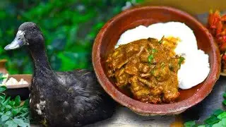 சுவையான வாத்து கறி செய்வது எப்படி? 😝 / vaathu curry recipe 😋 #cooking #indianfood 