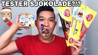 TESTER JULE-SJOKOLADE?!?🎅🏼🍫 EWWW🤮
