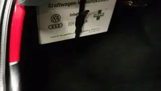 VW GOLF GTI MK2 INSIDE THE BOOT AREA.