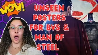 UNSEEN POSTERS FOR BATMAN V SUPERMAN AND MAN OF STEEL REVEALED