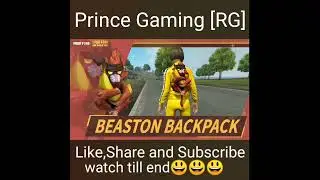 BEASTON BACKPACK || OP BAGPACK SKIN || #shorts#beastonbackpack#freefire
