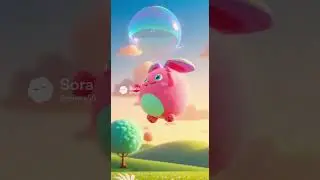 Cute Little Bunny Plays Butterfly #KidsShorts #KidsCartoon #kids #forkids  #kidsvideo #funnykids