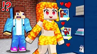 Лавовая Девушка влюблена в Воду, Джей Джей?! ДЕВУШКА-ЭЛЕМЕНТАЛ в Minecraft - Майзен