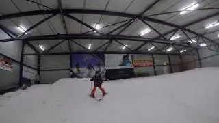 Skiing with Xander - July 2017