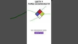 Цвета у ромба безопасности #безопасность #сэмонелла