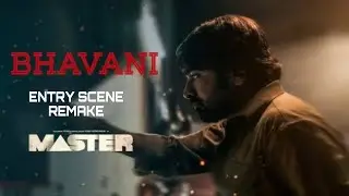 master movie bhavani entry 💥 scene remake🎥