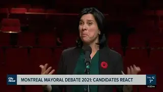 Montreal Mayoral Debate 2021: candidates react