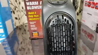 Handy Heater Portable 300W Handy Mini Heater Fan : Unboxing and Quick Review