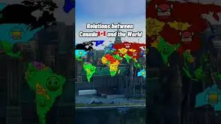 Relations between Canada 🇨🇦 and the World #history #geography #conflict #world #canada #shorts