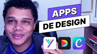 3 APLICATIVOS de CELULAR para fazer DESIGN