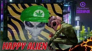 NFT Happy Alien 👽 Fifth Video Trailer Whales - OpenSea