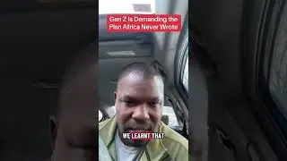 Gen Z is demanding the plan Africa never wrote