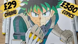 OHUHU Brush Markers VS COPIC - Cheap VS Expensive