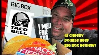 Taco Bell&reg; $5 Cheesy Double Beef Burrito Big Box REVIEW!