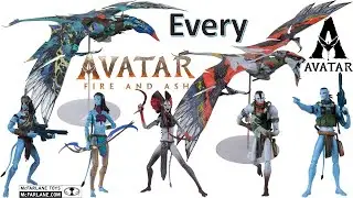 Список сравнений всех фигурок McFarlane Toys по мотивам мультсериала &laquo;Аватар: Огонь и пепел и пут...