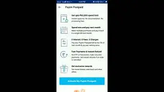 Paytm postpaid loan