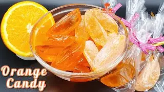 Orange Gummy Candy | Homemade Orange Jelly Candy | How to make Orange Candy | By Versatile Cuisines