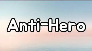 Anti-Hero Karaoke with Backing Vocals - Taylor Swift