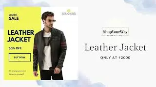 SHOPYOURWAY LEATHER JACKET