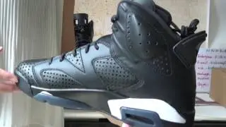 2016 Fake Nike Air Jordan 6 Black Cat Details Review From Kickssofire.com