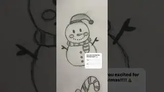 ✨Cute Doodles✨Christmas edition🎄#art #viral #shorts #christmas #drawing #doodles