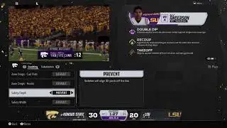 NCAA 26 Online Dynasty Gameplay: National Championship Kansas State vs. LSU