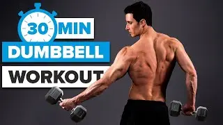 30-Minute Full Body Workout With Dumbbells To Get Lean