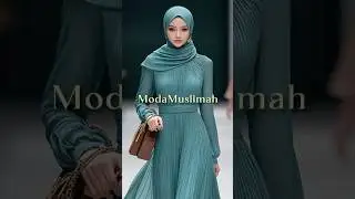 Teal Baju Kurung | Modest Office Wear for Malaysian Muslimah 2025 | Runway Collection