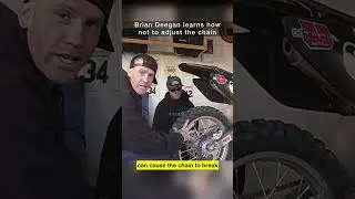 Как не следует регулировать цепь велосипеда #шорты
