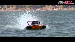 Exceed Racing Fiberglass Hydroplane Gas Powered Speed Boat