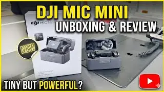 DJI Mic Mini Review & Unboxing 😍, The best Mic 🎙️ in this price range 🤯 10700 only 😁