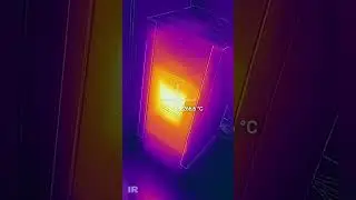 Kominek na pellet Marisa, ogień po montażu 🔥 Kominek10kw