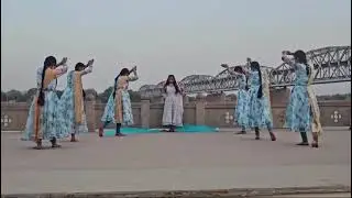 Shilpa Sangeet Mahavidyalaya. Dance performance at Namo Ghat# Ganga Avtaran Group Dance ###
