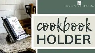 How To Make A Modern Farmhouse Cookbook Holder