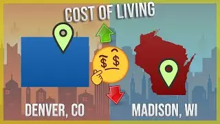 Denver, CO vs Madison, WI Cost of Living/Travel Price 2025 Comparison