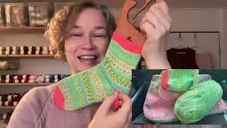 Überstricken #82 - Weimar, Socken, Sophie Schawl & Bielefelder Wolltage