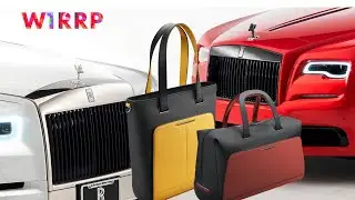 &pound;22,000 Rolls-Royce Bespoke Luggage Rolls-Royce Black Badge Escapism luggage Set 5 Piece Price