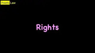 Rights - Kinds, Theories